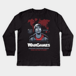 WOPR War Games Movie Kids Long Sleeve T-Shirt